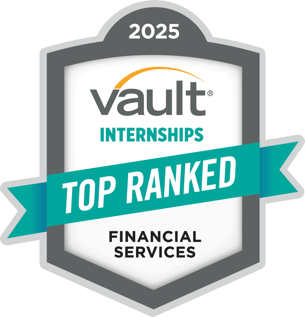 Vault Top Financial Services Internship Badge