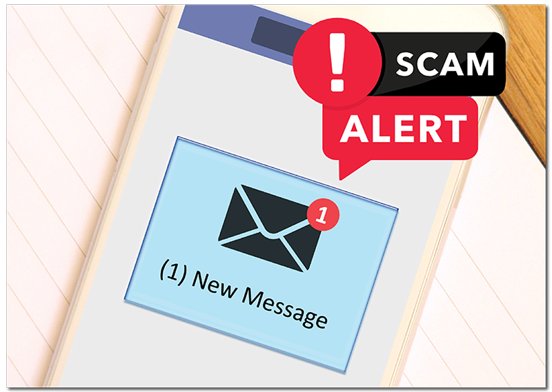 Text message scam alert