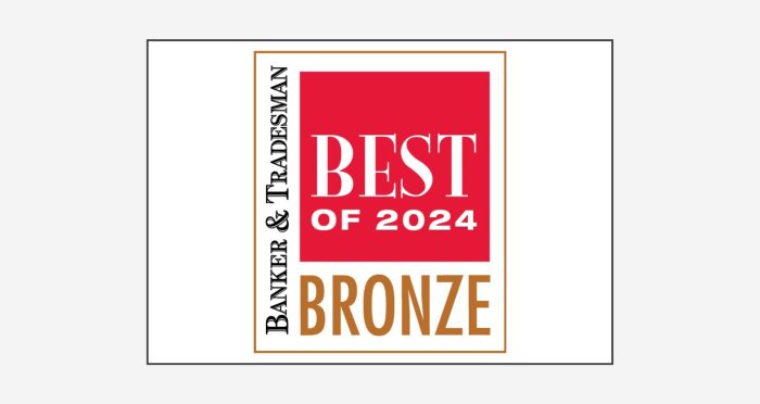 Banker and Tradesman Best of 2024 Bronze badge