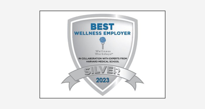 Best Wellness Employer Award 2023 Badge