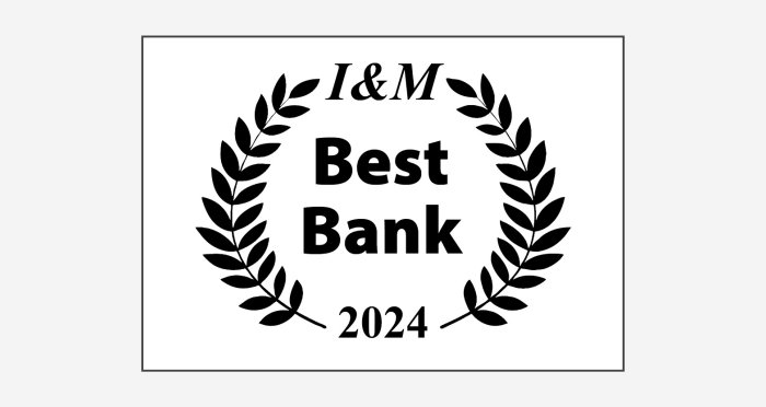 I&M Nantucket Best Bank Award 2024 Badge